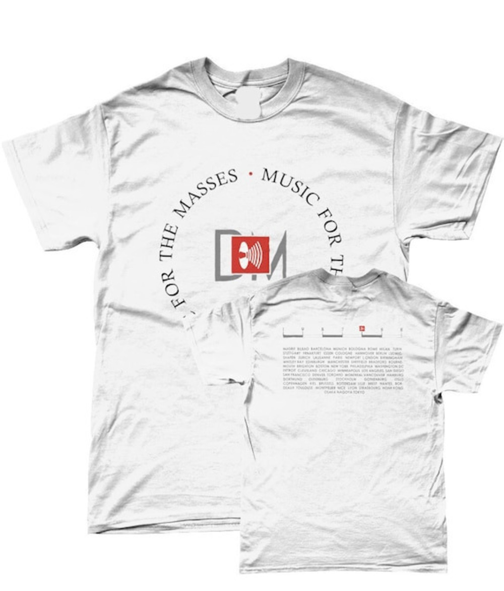 Depeche Mode Music For The Masses Tour Unisex T-shirt 2 Sided